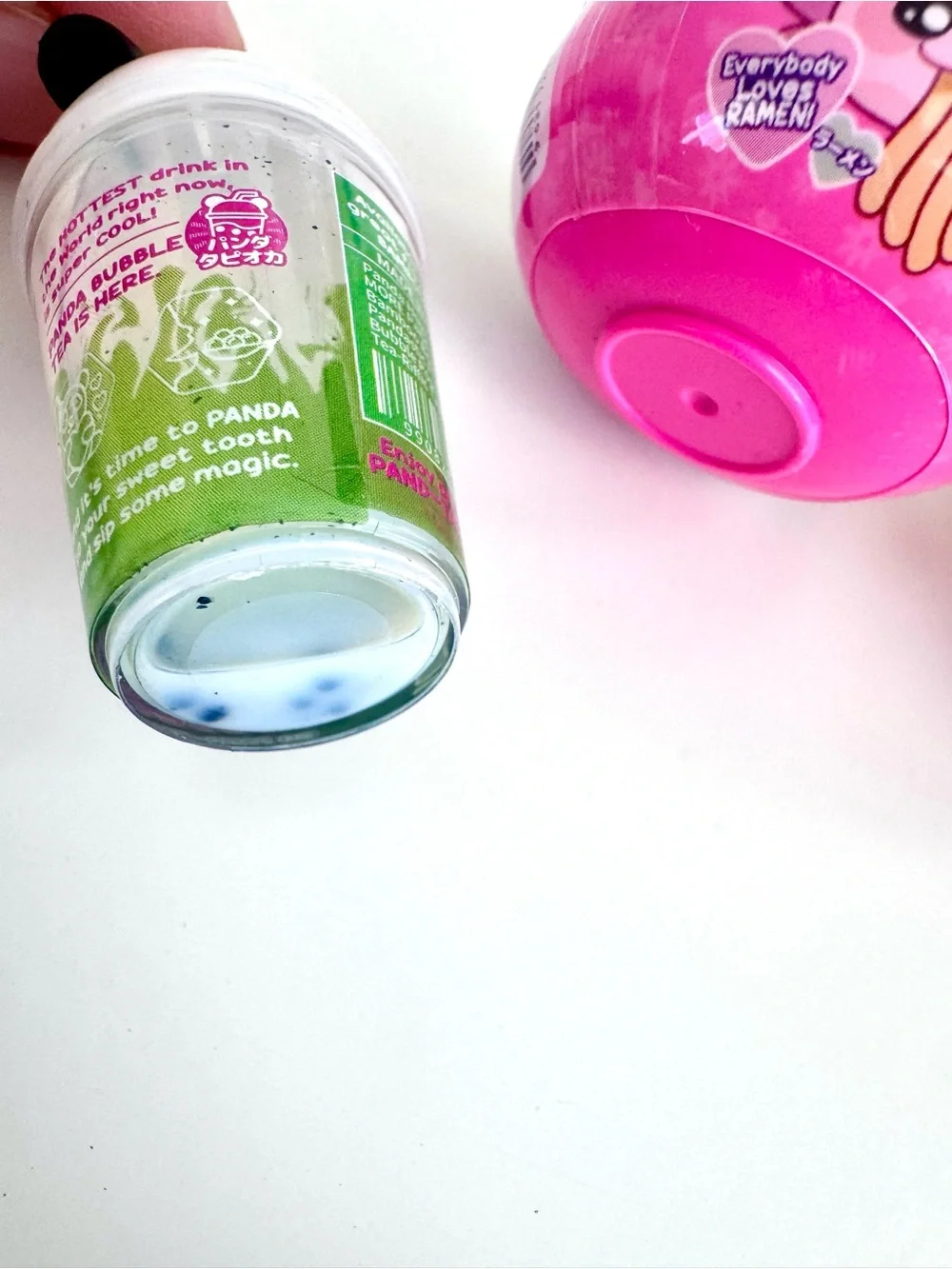 ZURU Mini Brands Kawaii: Panda Bubble Tea, Snaxolotl Ramen, Kitten Mitten Cookie